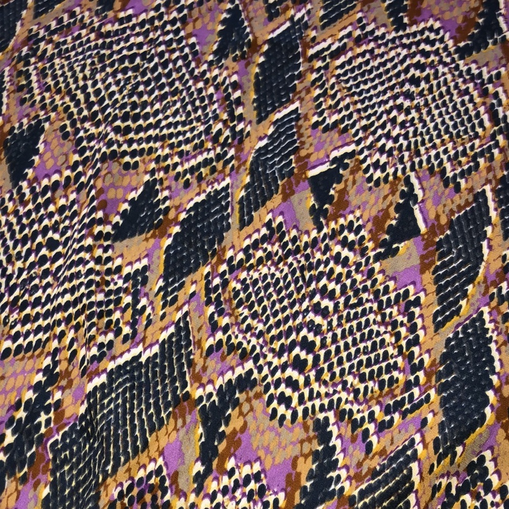 ADRIENNE python print top size small - Picture 4 of 6